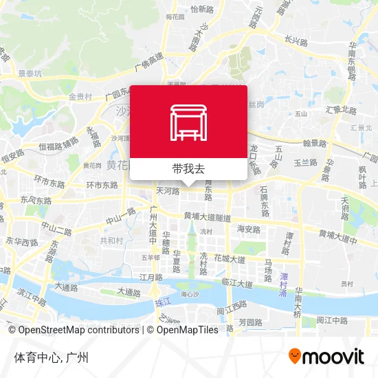 体育中心地图
