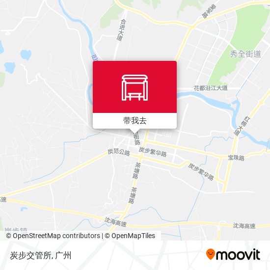 炭步交管所地图