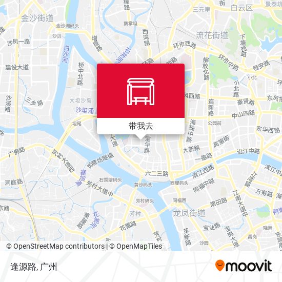 逢源路地图