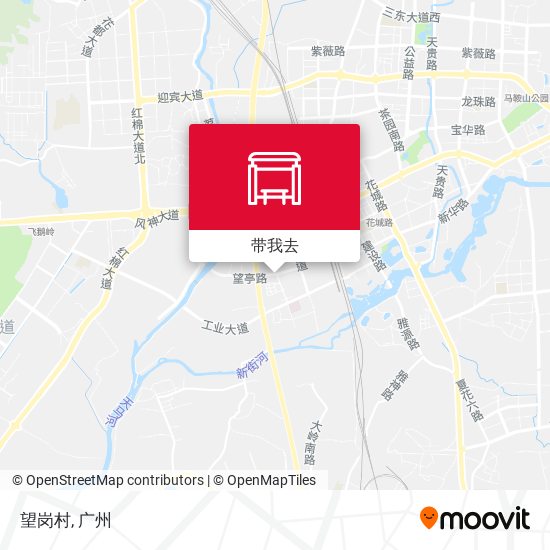 望岗村地图