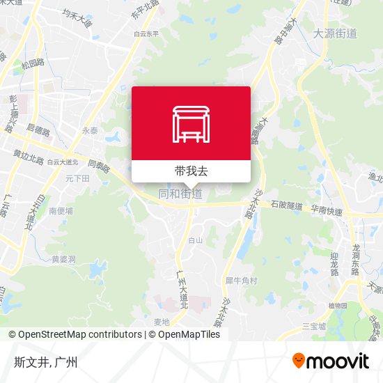斯文井地图