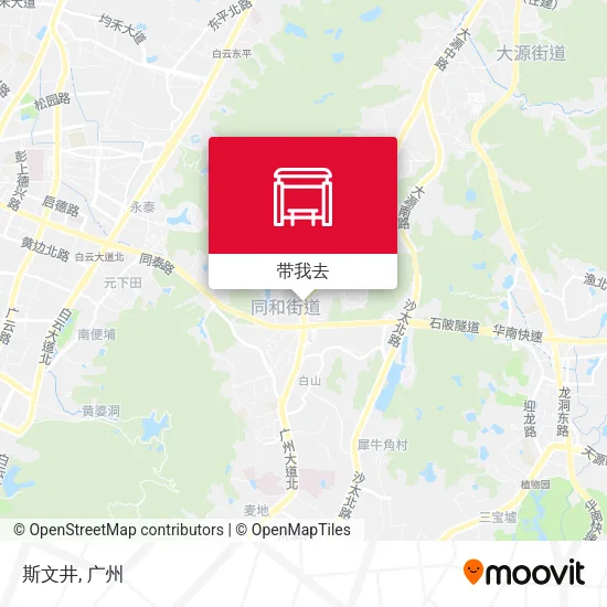 斯文井地图