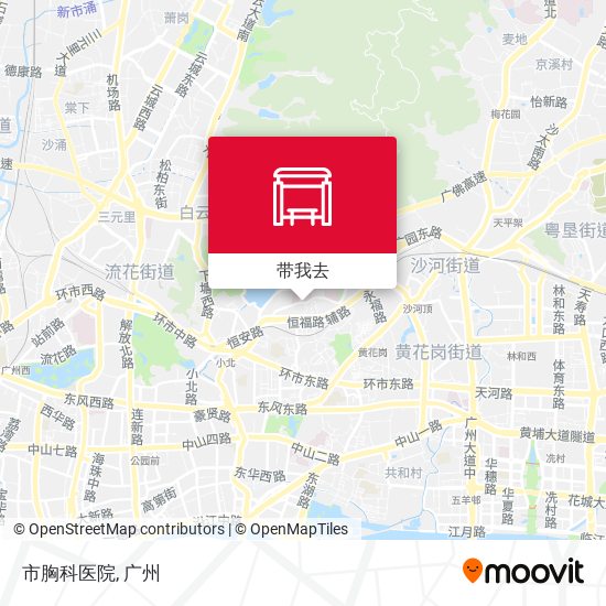 市胸科医院地图