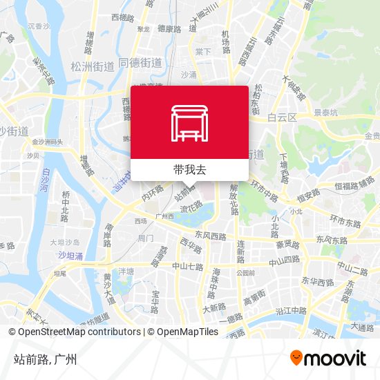 站前路地图