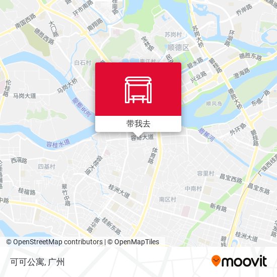 可可公寓地图