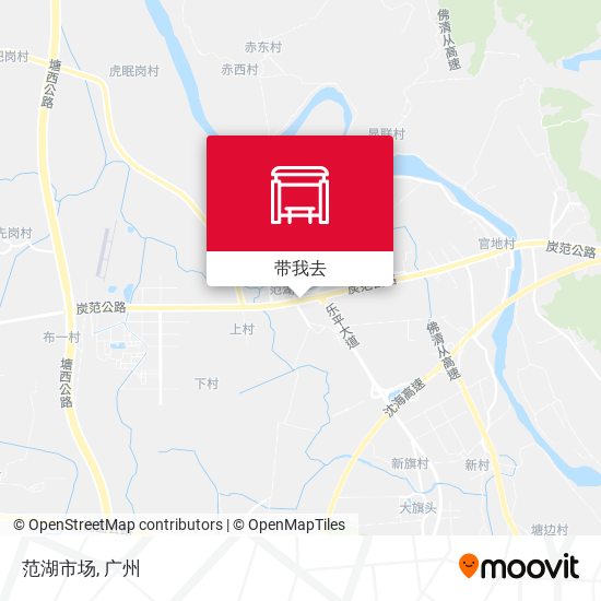 范湖市场地图