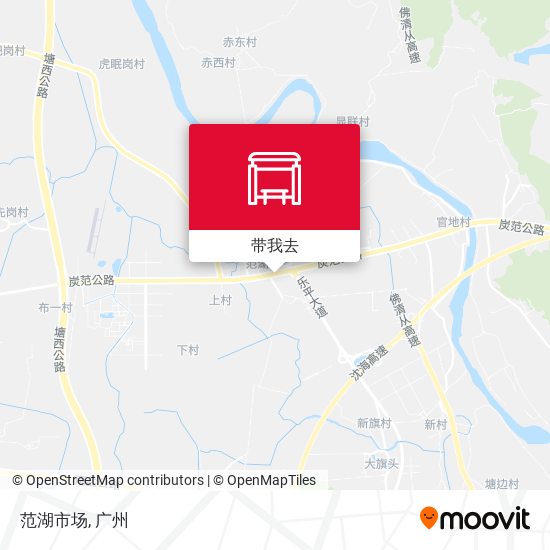 范湖市场地图