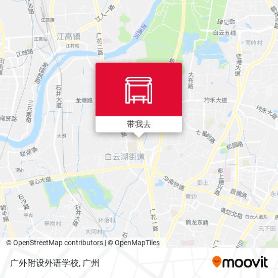 广外附设外语学校地图