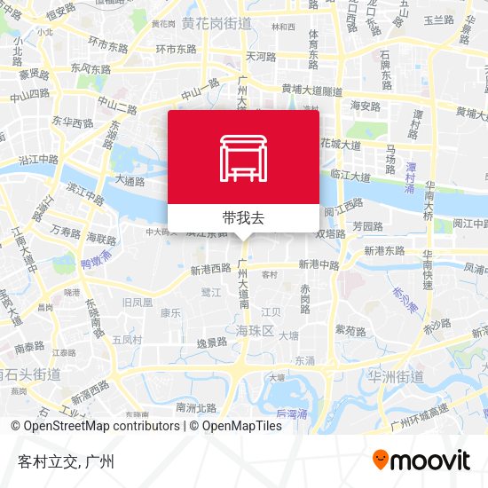 客村立交地图
