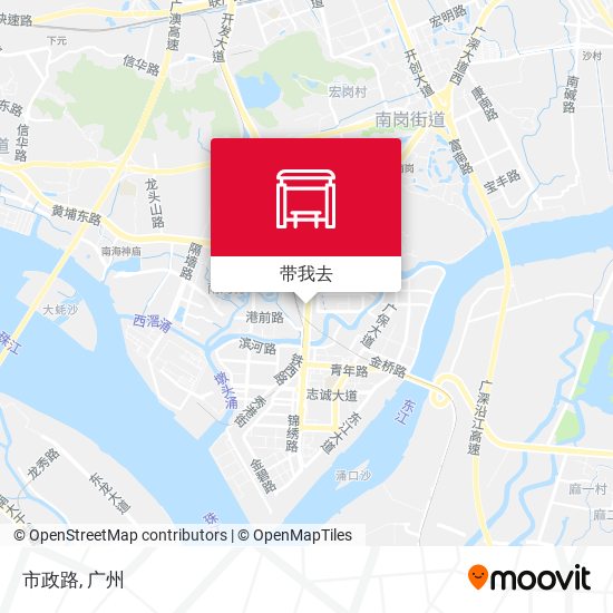 市政路地图