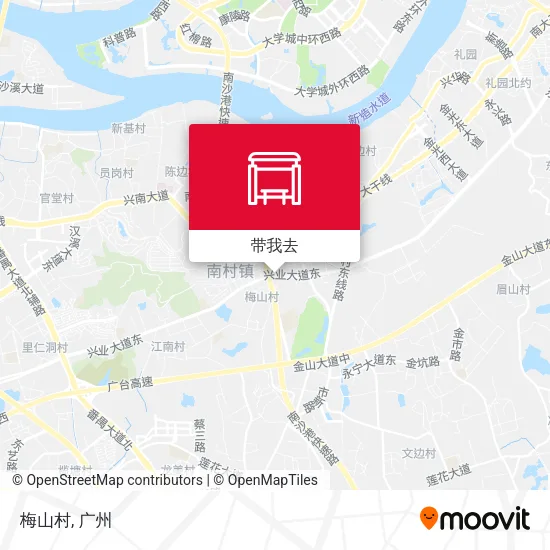 梅山村地图