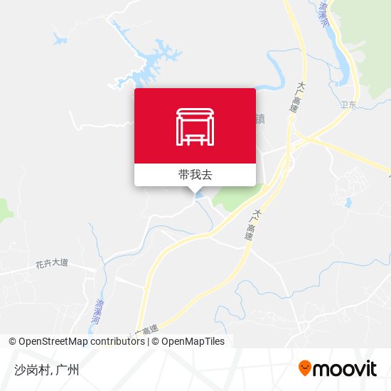 沙岗村地图