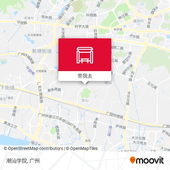 潮汕学院地图