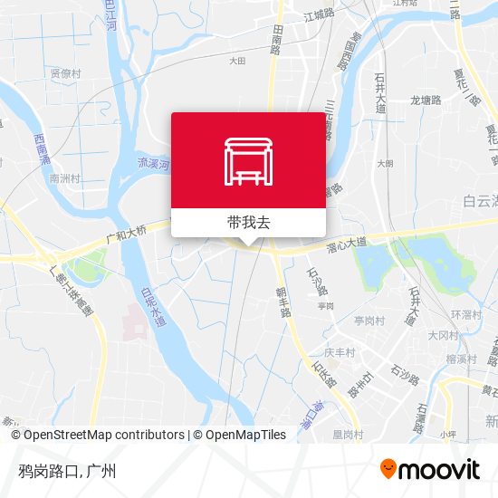 鸦岗路口地图