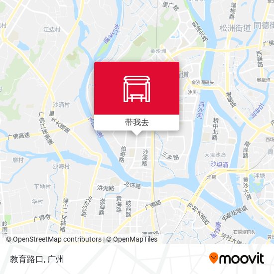 教育路口地图