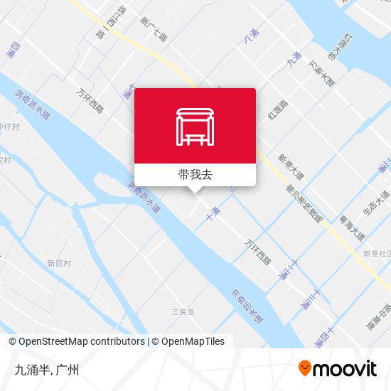 九涌半地图