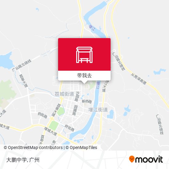 大鹏中学地图