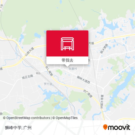 狮峰中学地图