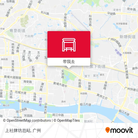 上社牌坊总站地图