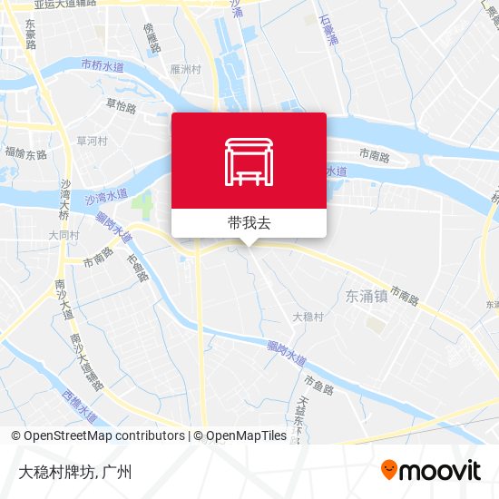 大稳村牌坊地图