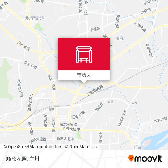 顺欣花园地图