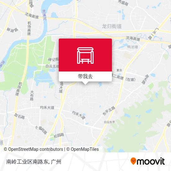 南岭工业区南路东地图