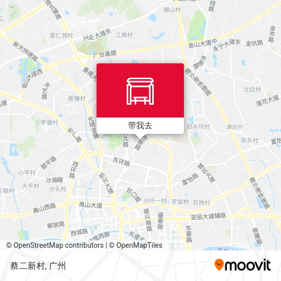 蔡二新村地图