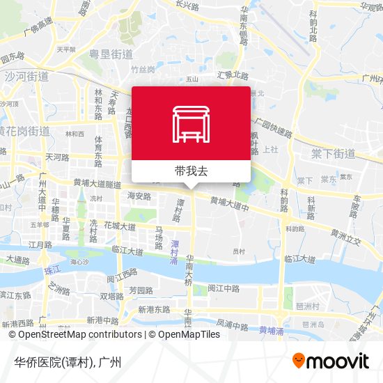 华侨医院(谭村)地图