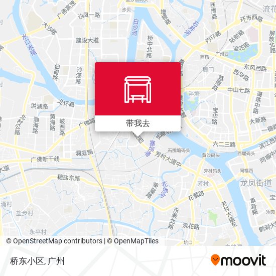 桥东小区地图