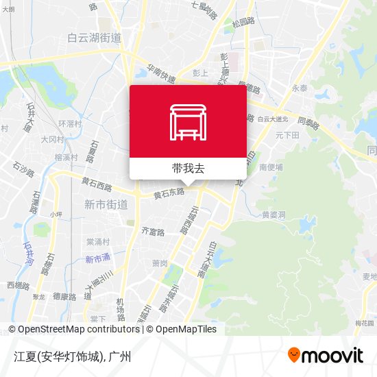 江夏(安华灯饰城)地图