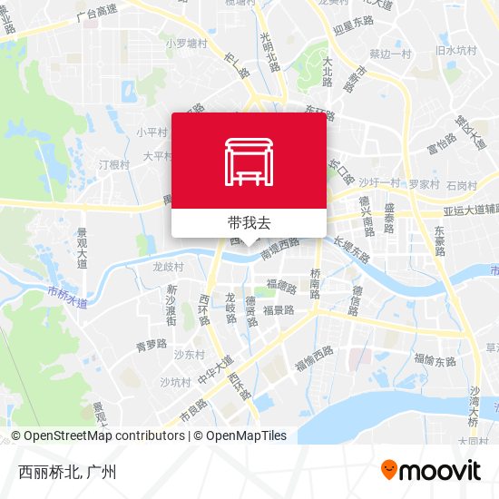 西丽桥北地图