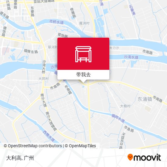 大利高地图