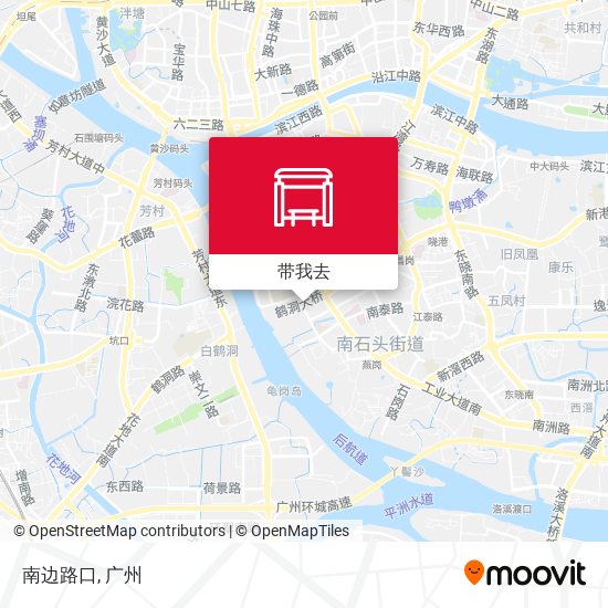 南边路口地图