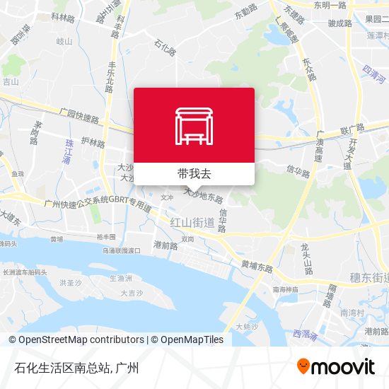 石化生活区南总站地图