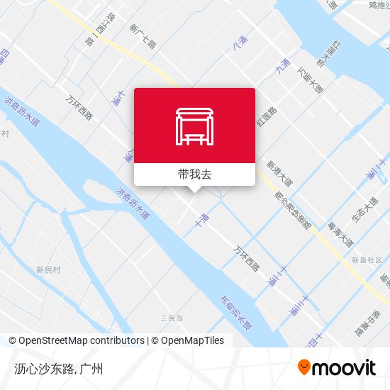 沥心沙东路地图