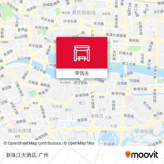 新珠江大酒店地图