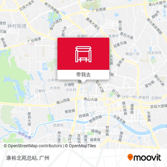 康裕北苑总站地图