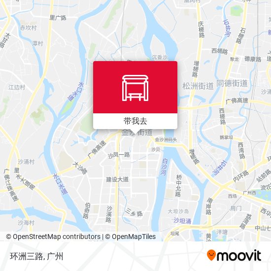 环洲三路地图