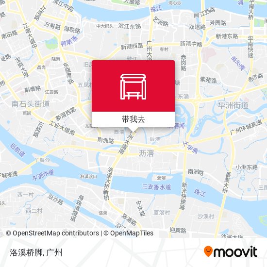 洛溪桥脚地图