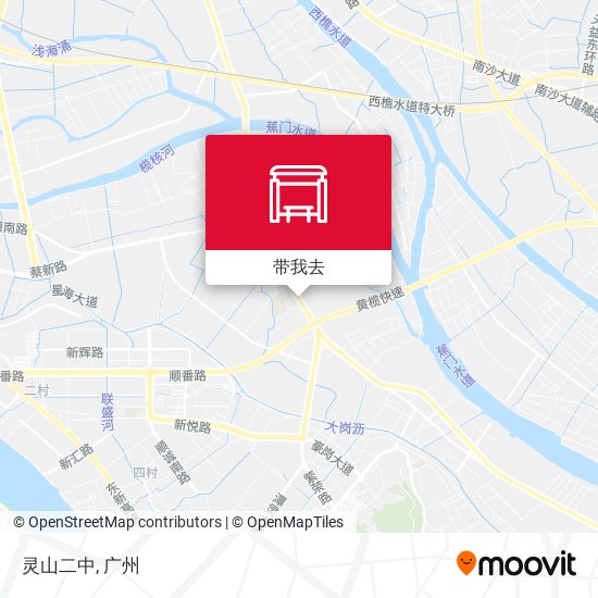 灵山二中地图