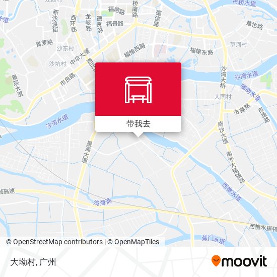 大坳村地图