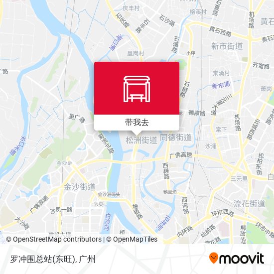 罗冲围总站(东旺)地图