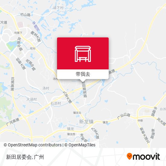 新田居委会地图