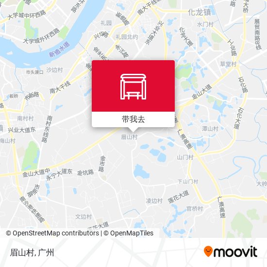眉山村地图