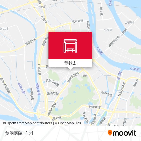 黄阁医院地图