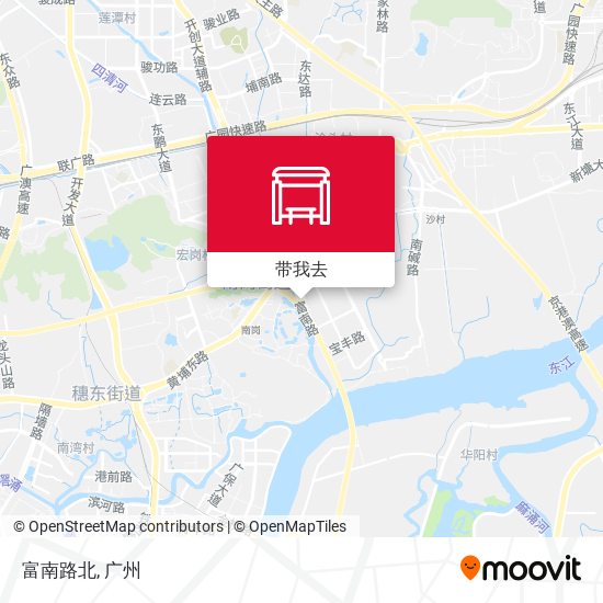 富南路北地图