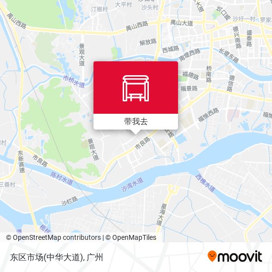 东区市场(中华大道)地图