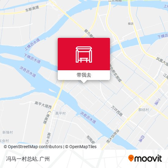 冯马一村总站地图