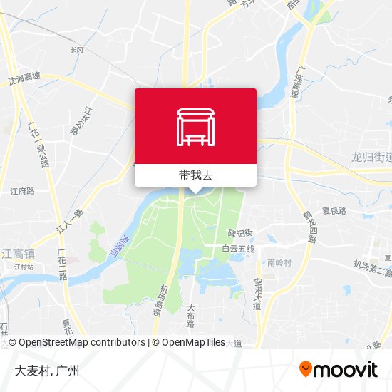 大麦村地图