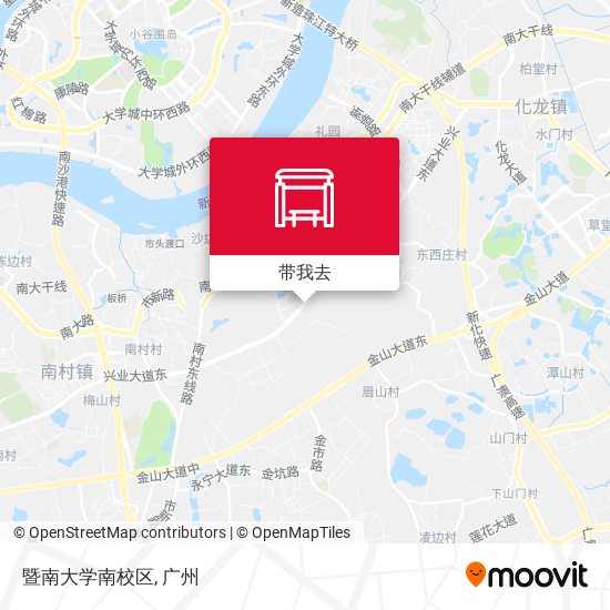 暨南大学南校区地图